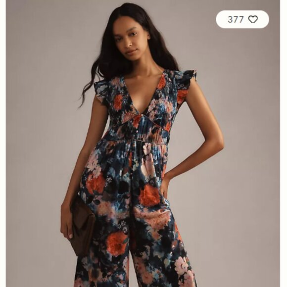 Peregrine Jumpsuit Printed Eyelet Edition - Anthropologie - Picture 1 of 5